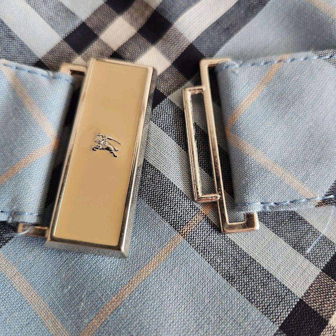 BURBERRY BLUE LABEL ノバチェック スカート 水色 38