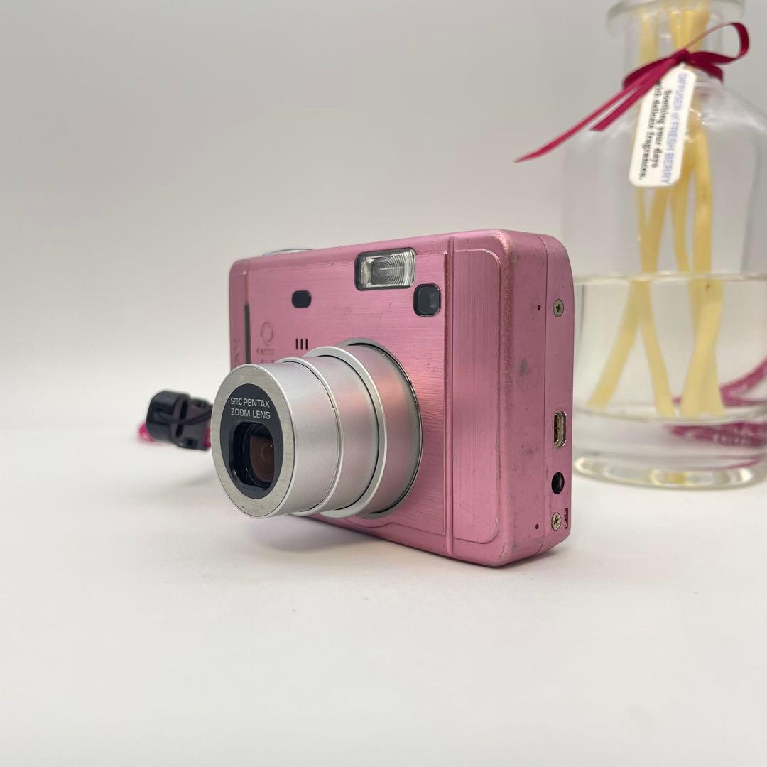 スマホ転送OK✨PENTAX Optio S40✨動作確認済 単三電池 可愛い♪