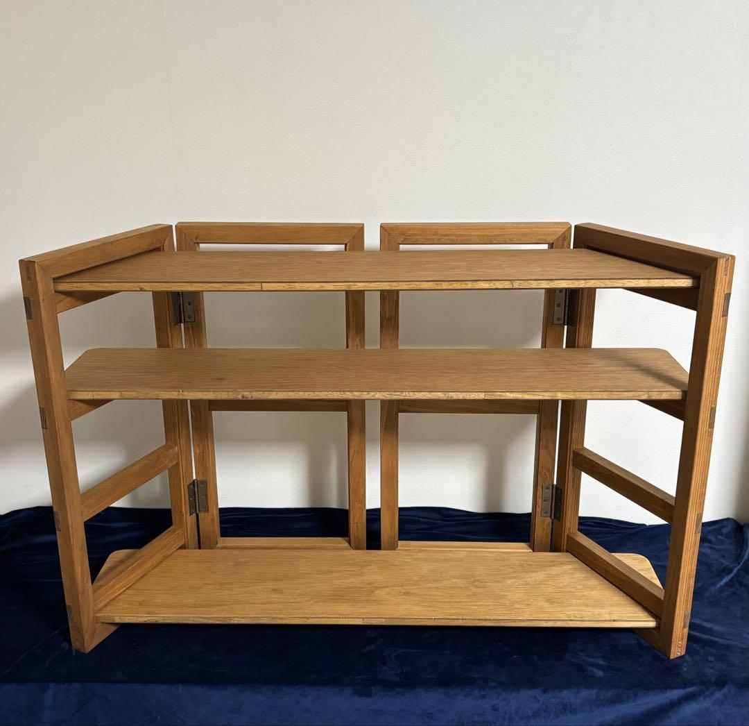 木製折りたたみ棚　　　飾り棚　マルシェ什器