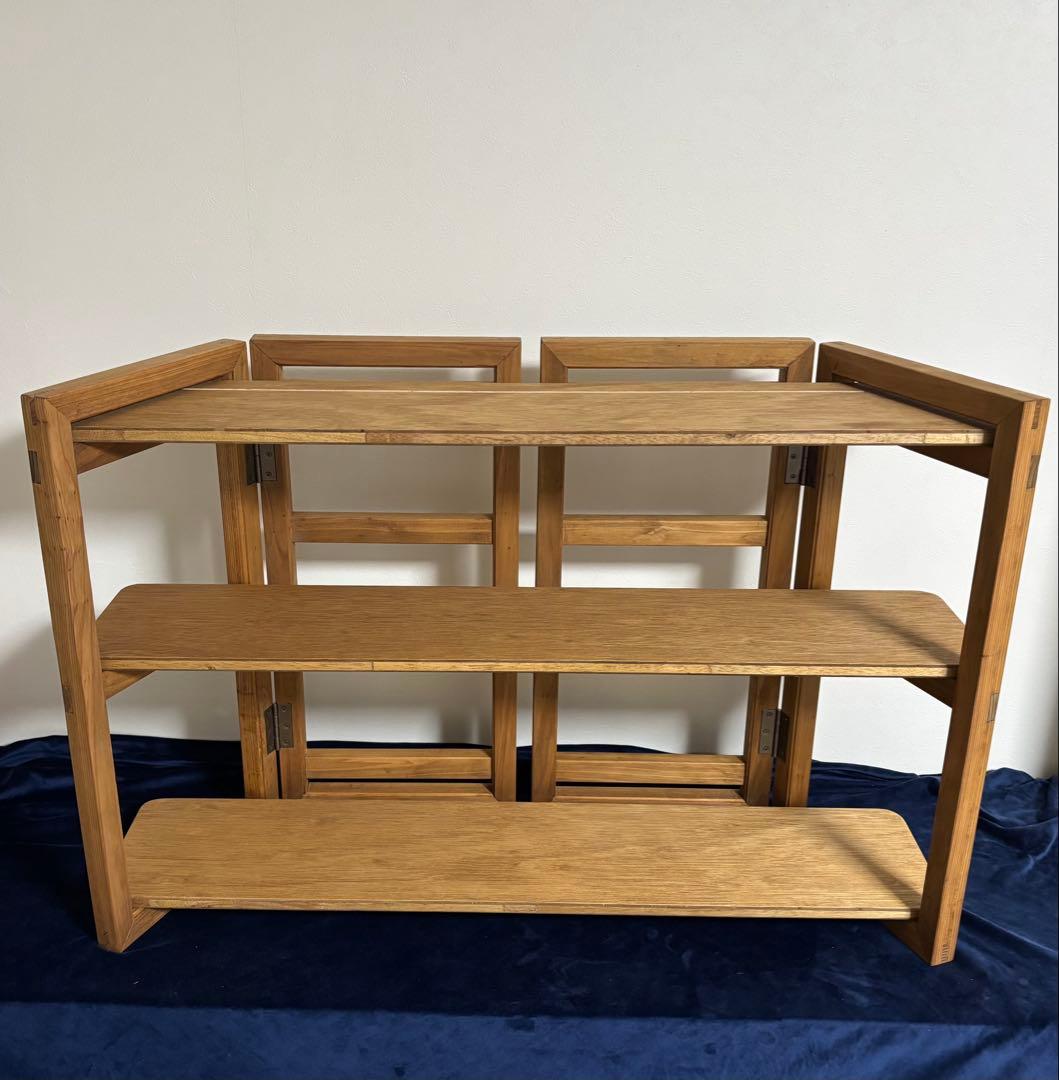 木製折りたたみ棚　　　飾り棚　マルシェ什器