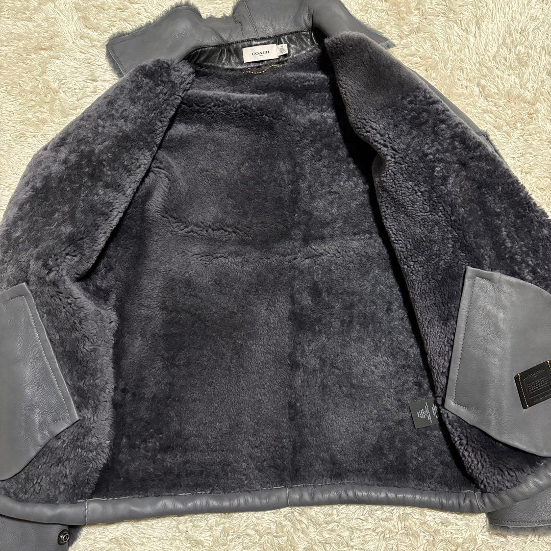 極美品✨ COACH SHEARLING SNAP FRONT JACKET
