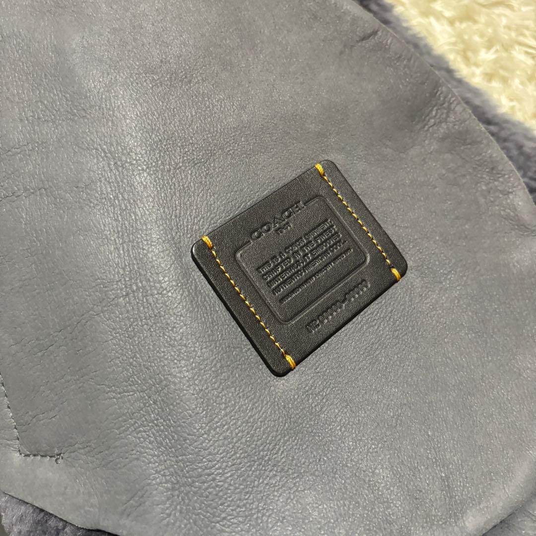 極美品✨ COACH SHEARLING SNAP FRONT JACKET