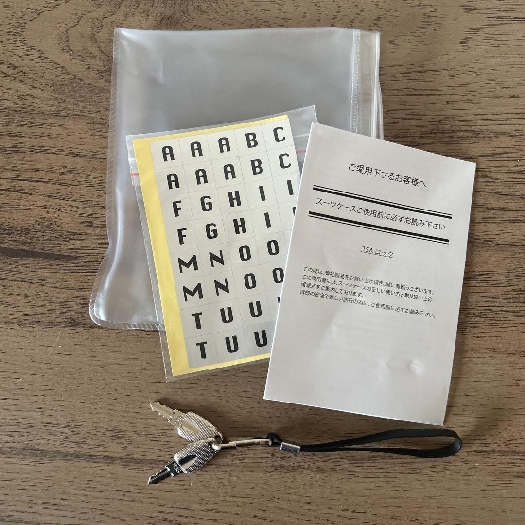 BRIEFING for ANA TH-34F スーツケース