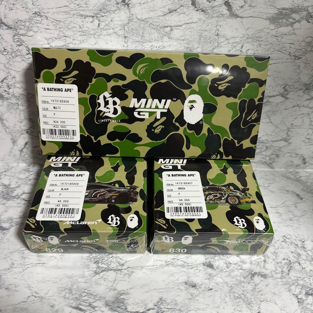 ミニカー MINIGT LBWK x BAPE
