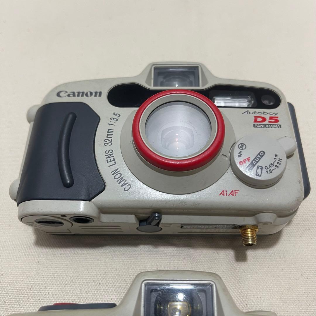 ジャンク★フィルムカメラ CANON Autoboy D5 3点セット