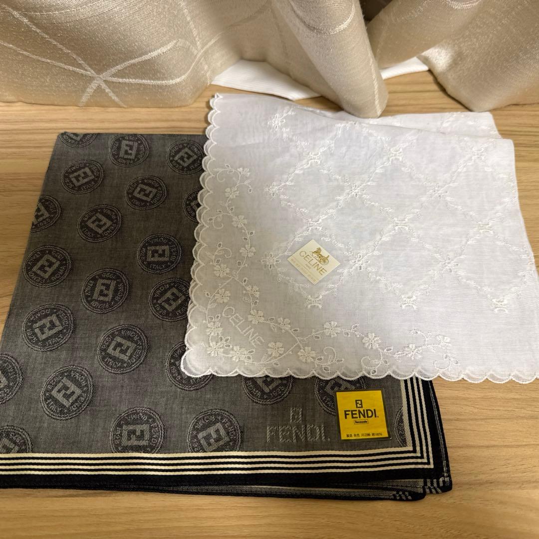 FENDI CELINE ハンカチ