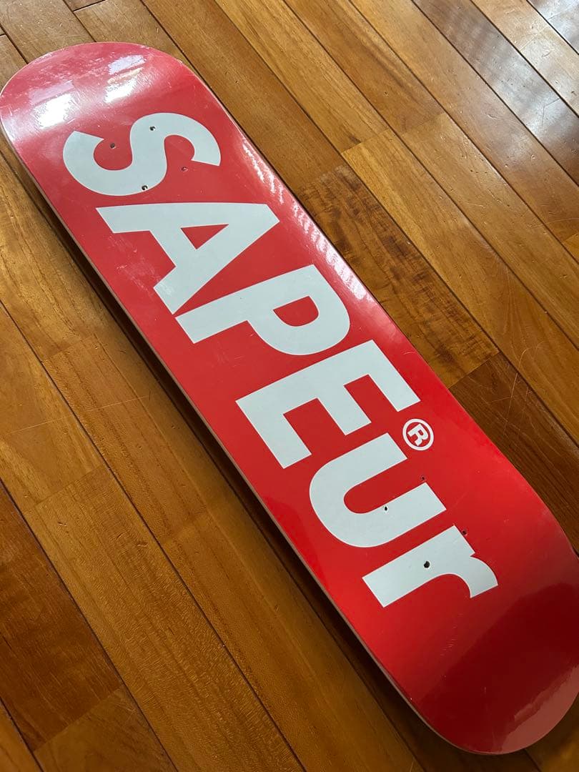 セット　赤黒　新品未使用　SAPEur スケートボード デッキ　サプール