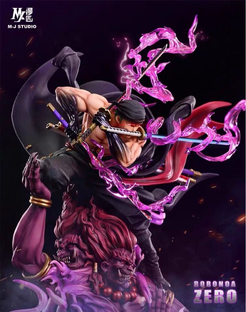 ワンピース 【地獄阿修羅】ゾロ フィギュア 塗装済み完成品 ガレージキット