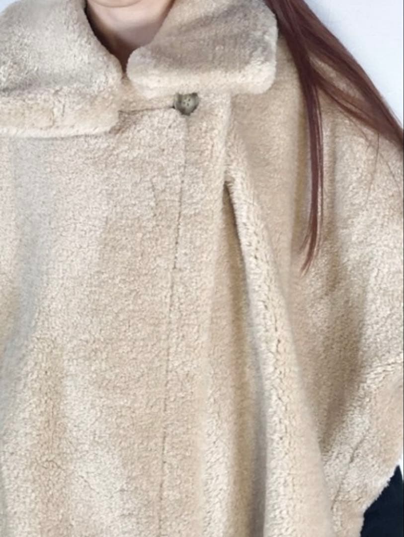 ココディール　ボアケープコート