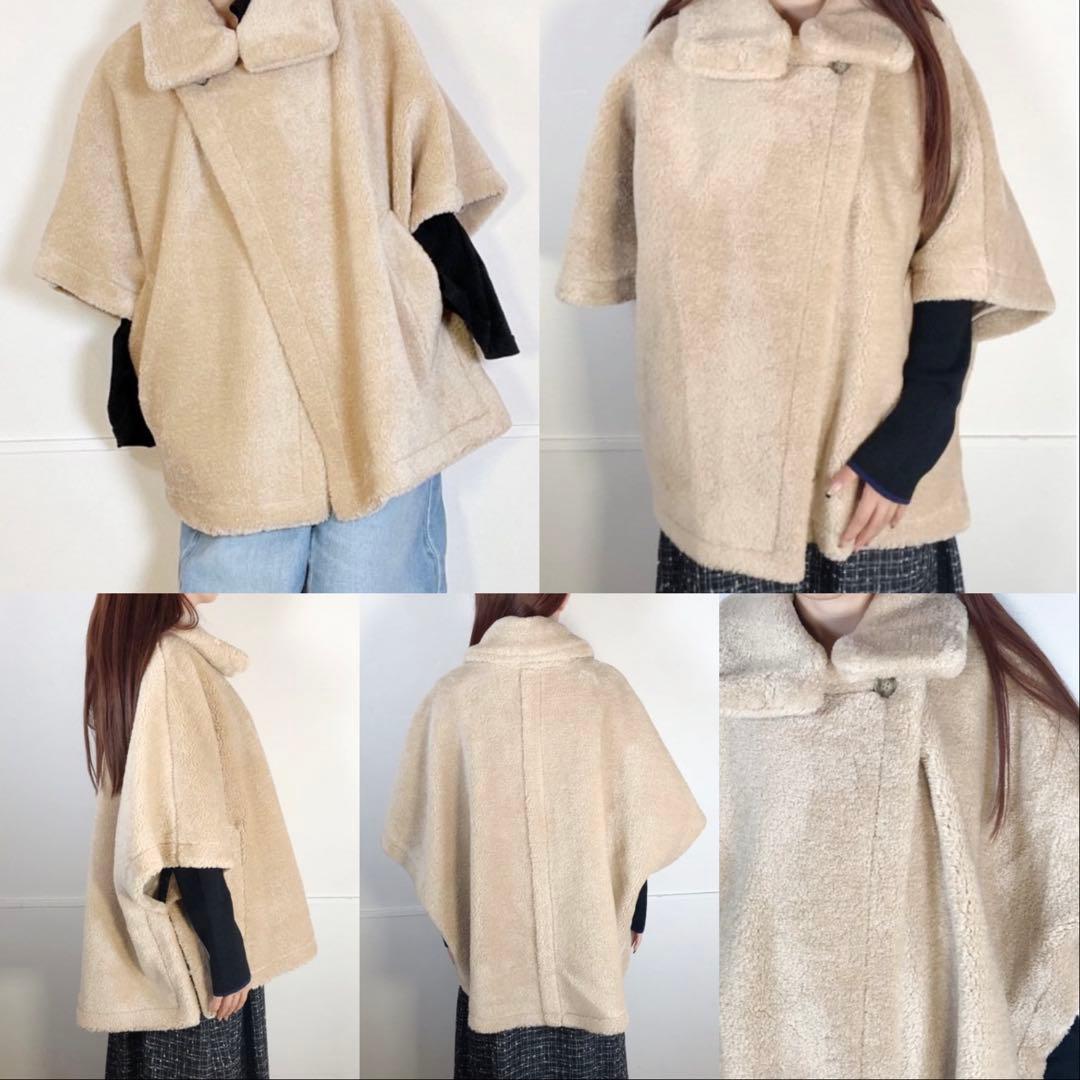 ココディール　ボアケープコート