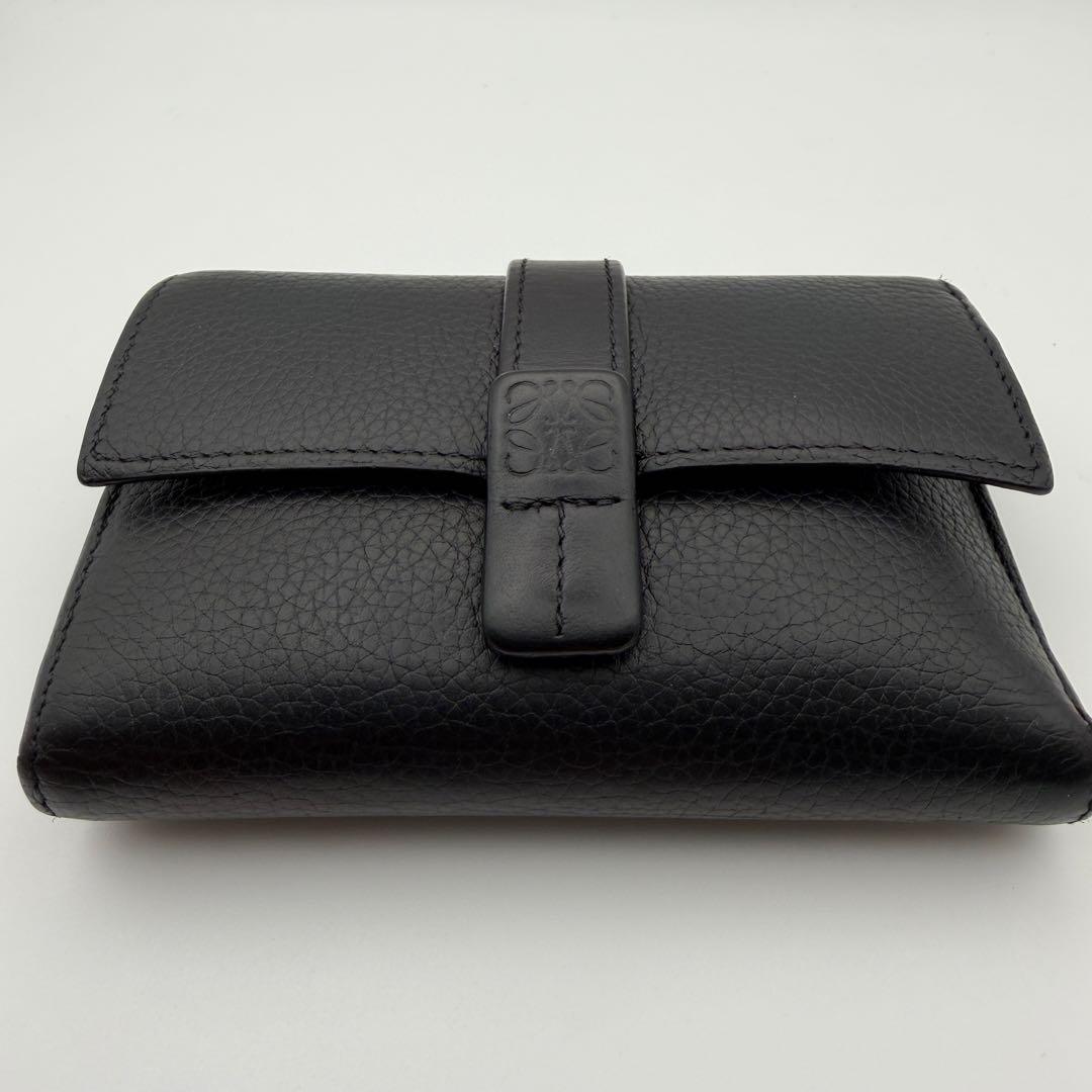 LOEWE ロエベ 財スモールバーティカルウォレット ファスナー 三つ折り