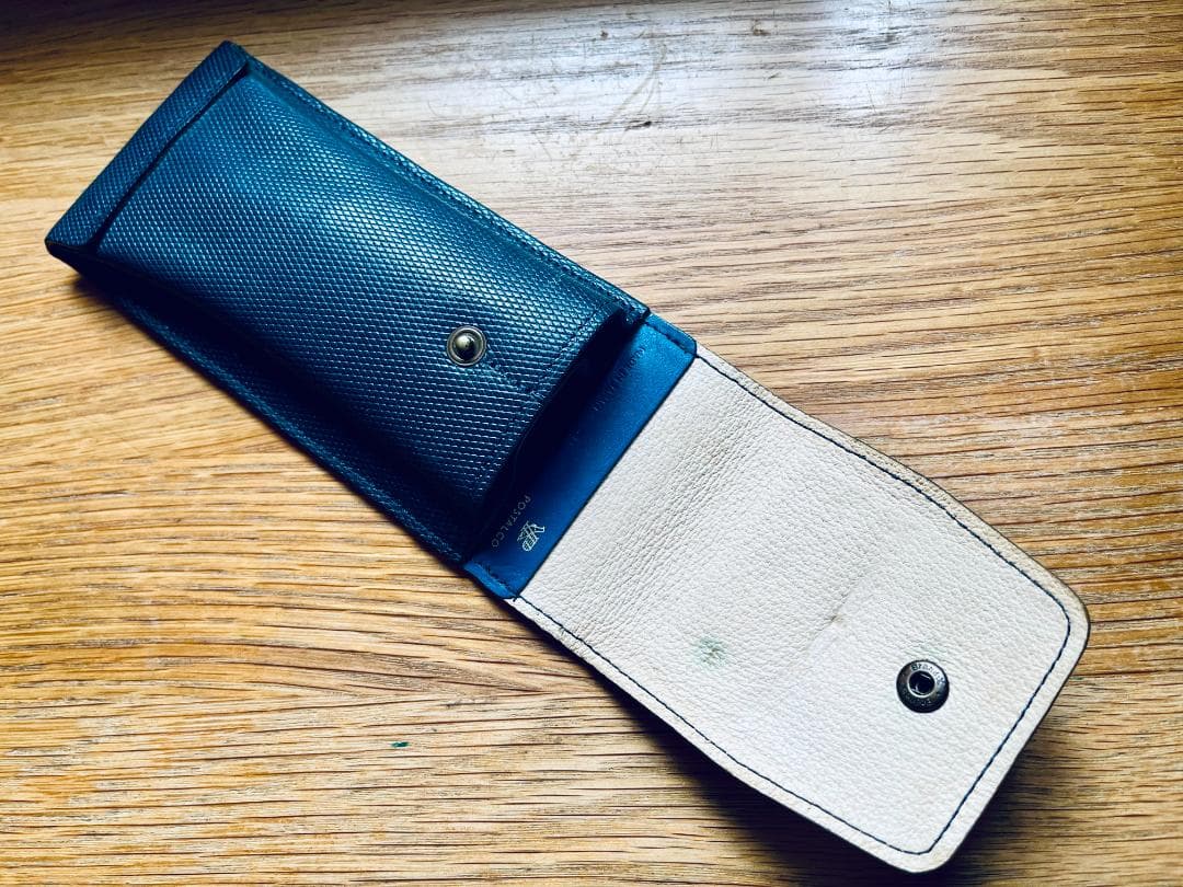 【POSTALCO】廃盤・稀少品ファウンテンペンケース（ネイビー）