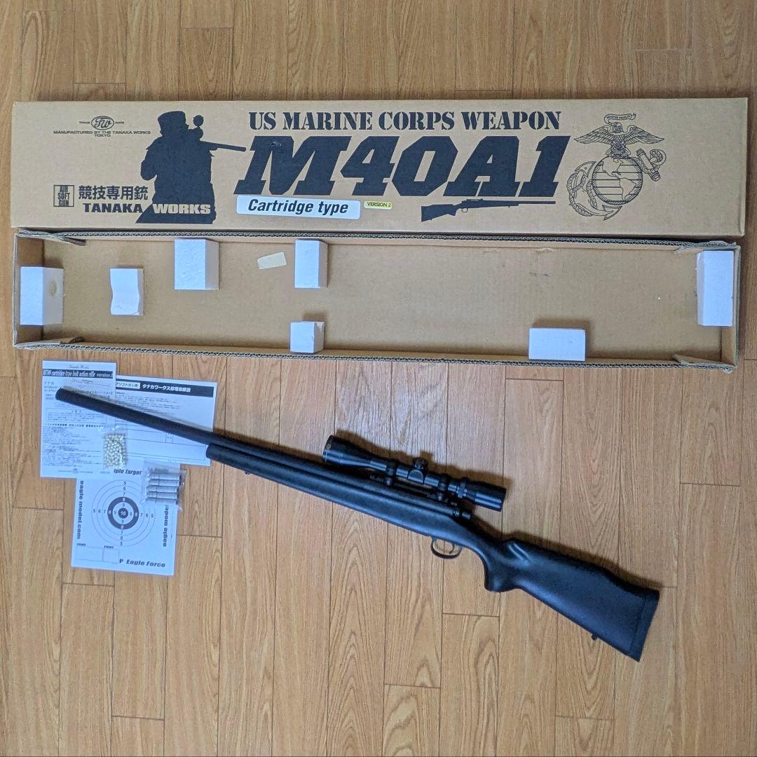タナカ M40A1カートリッジ ( Version2) ＆ hakkoスコープ