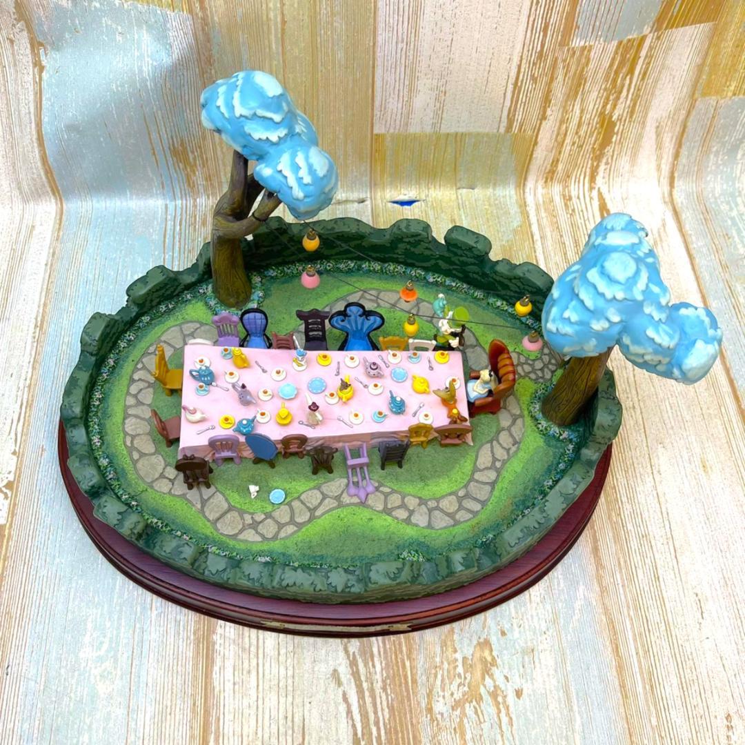 激レア★WDCC 不思議の国のアリス ティーパーティー フィギュア お茶会