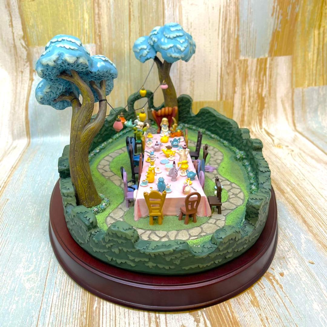 激レア★WDCC 不思議の国のアリス ティーパーティー フィギュア お茶会