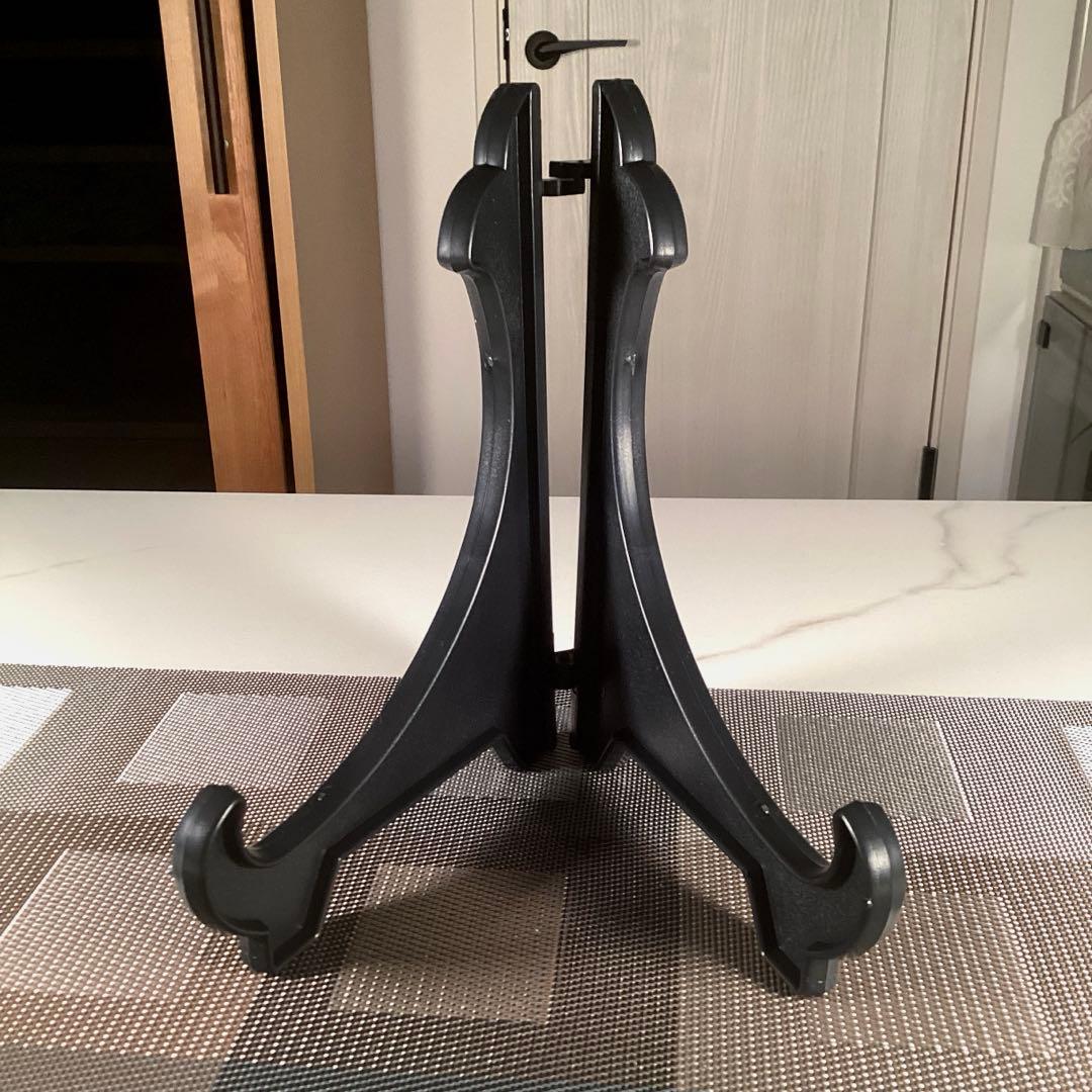 『暮らしのうー特価』　堆朱　大皿　飾り皿　皿立て付き　特大サイズ