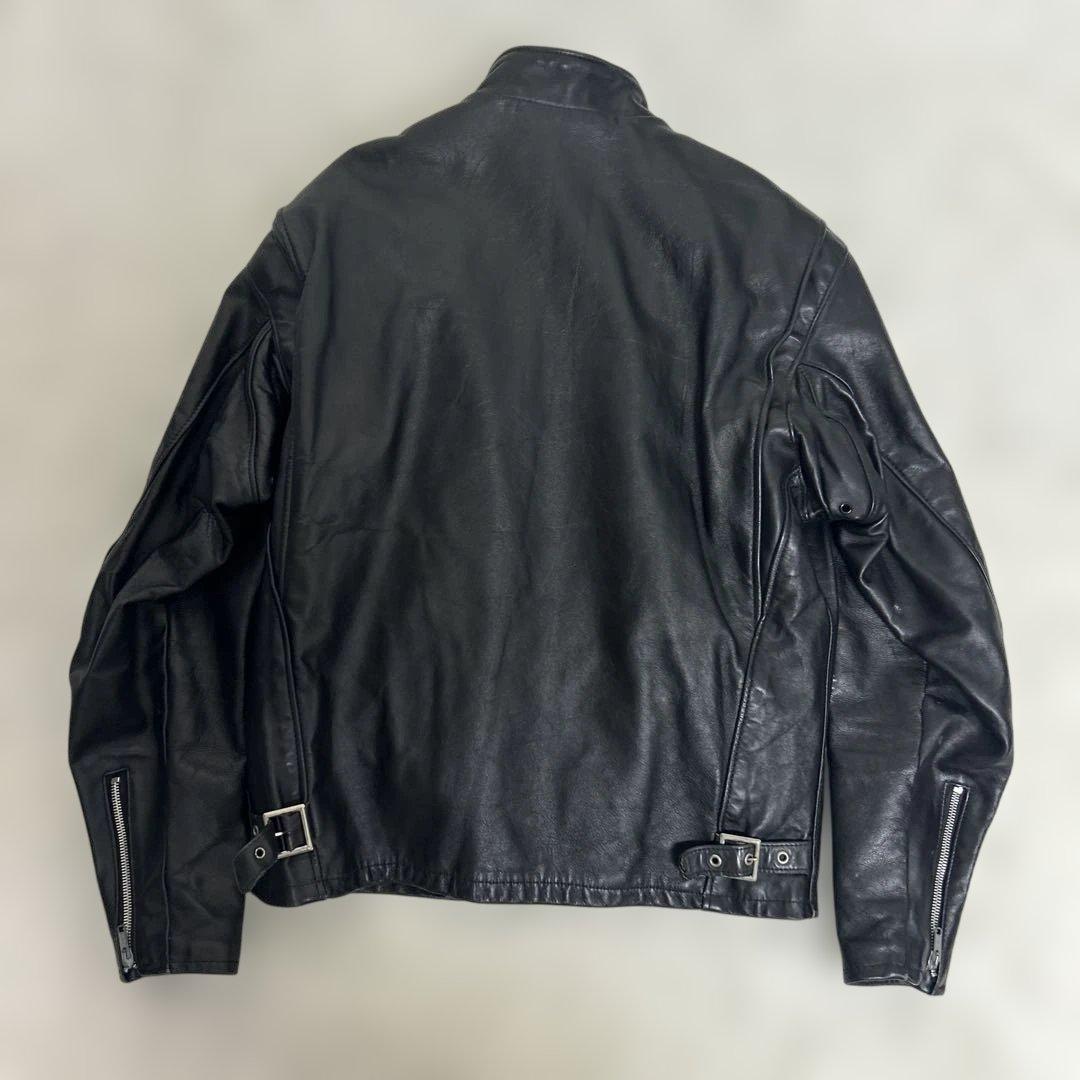 【美品】ショット SCHOTT レザー　ライダース　141 ブラック　サイズ40