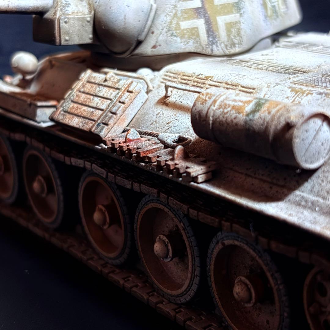 ワンオフカスタム 1/35 PMA T34/76-747(r) ドイツ軍鹵獲仕様