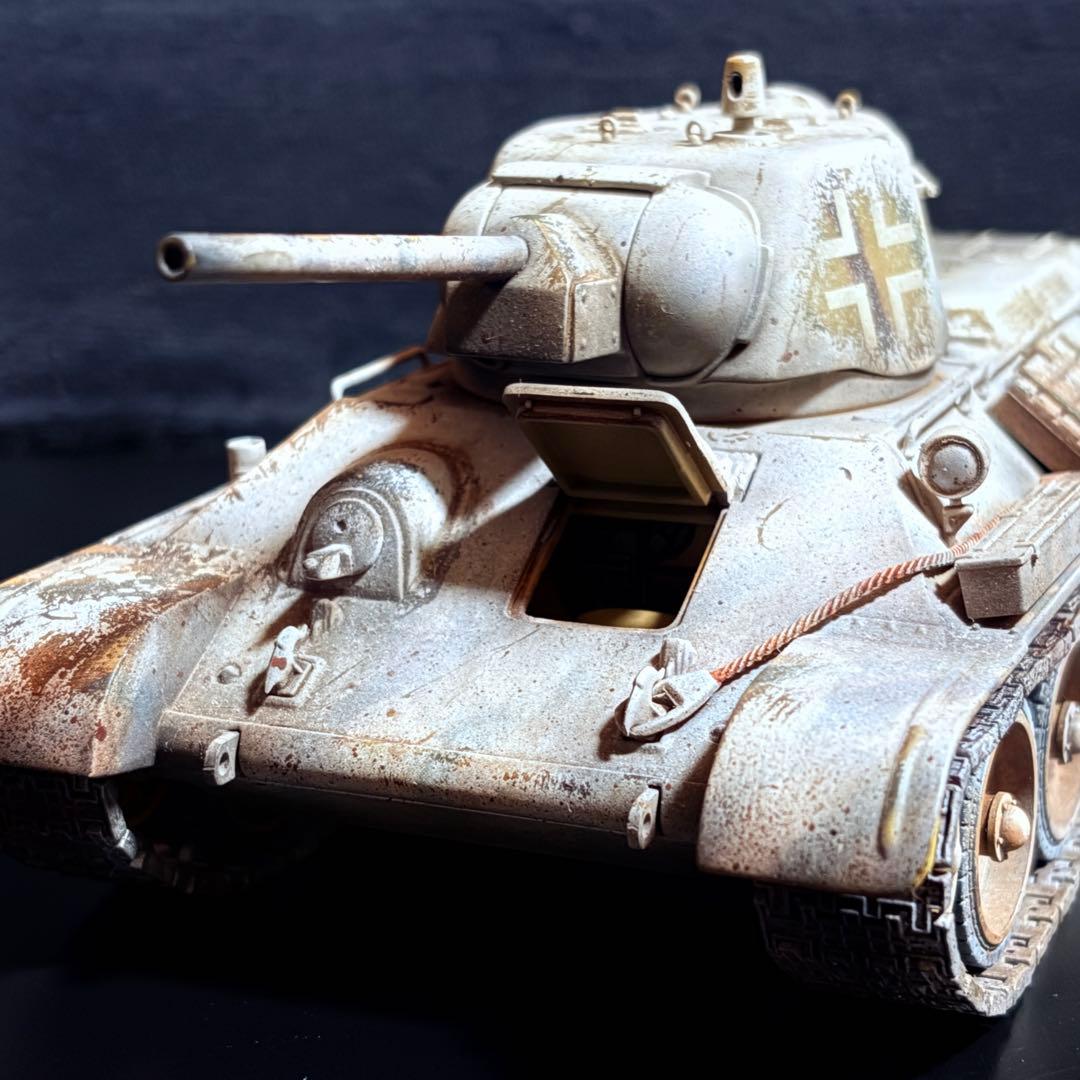 ワンオフカスタム 1/35 PMA T34/76-747(r) ドイツ軍鹵獲仕様
