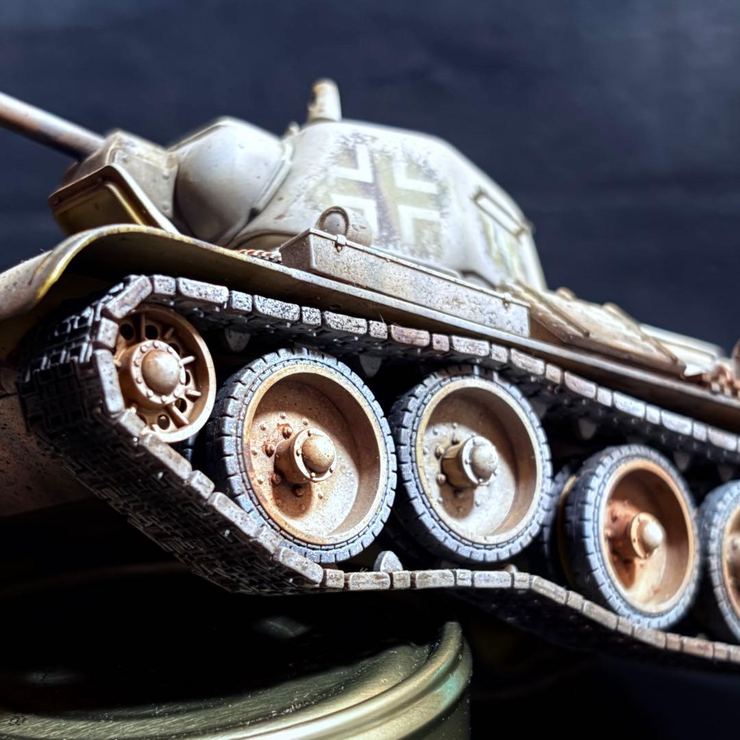 ワンオフカスタム 1/35 PMA T34/76-747(r) ドイツ軍鹵獲仕様