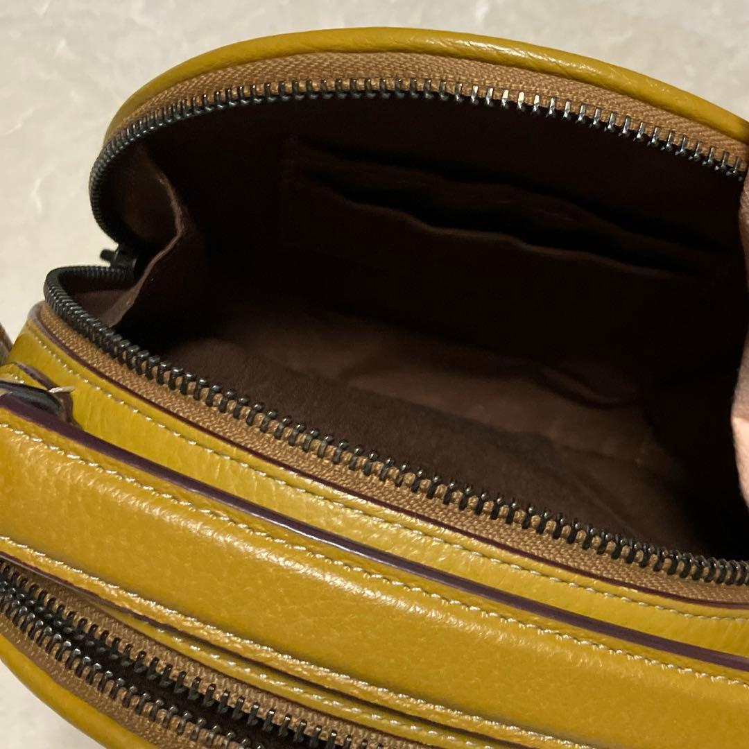 COACH スヌーピー ラウンドショルダーバッグ