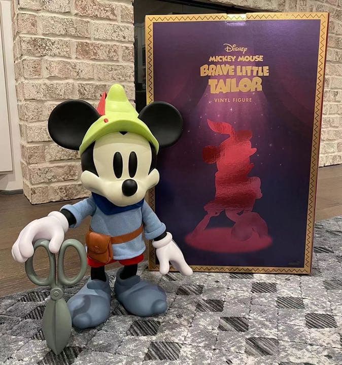 ディズニー　リトルテーラー　ミッキーマウス　ソフビ　フィギュア// super7