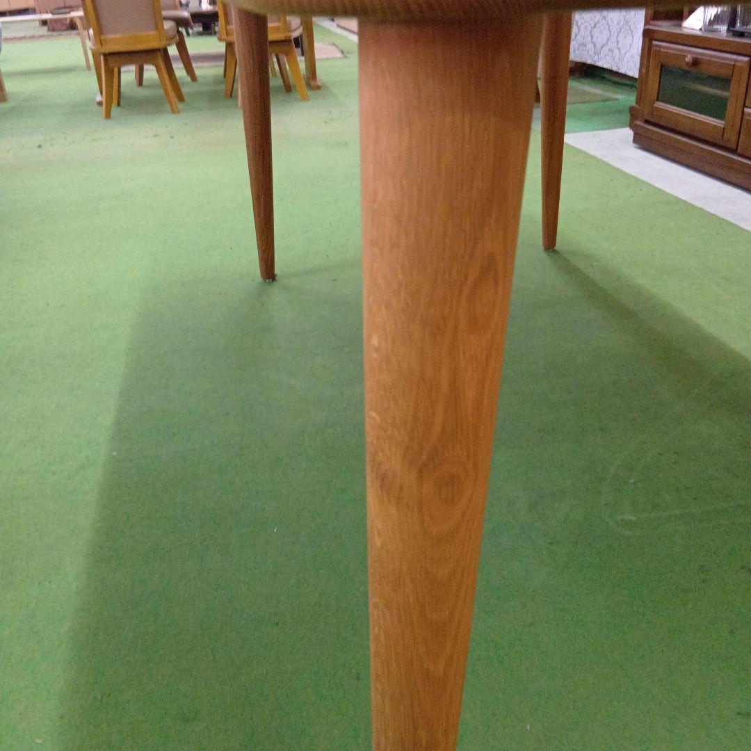 飛騨産業 オーダー テーブル 侭　トノ-形　丸テパー 足　 船底面 型