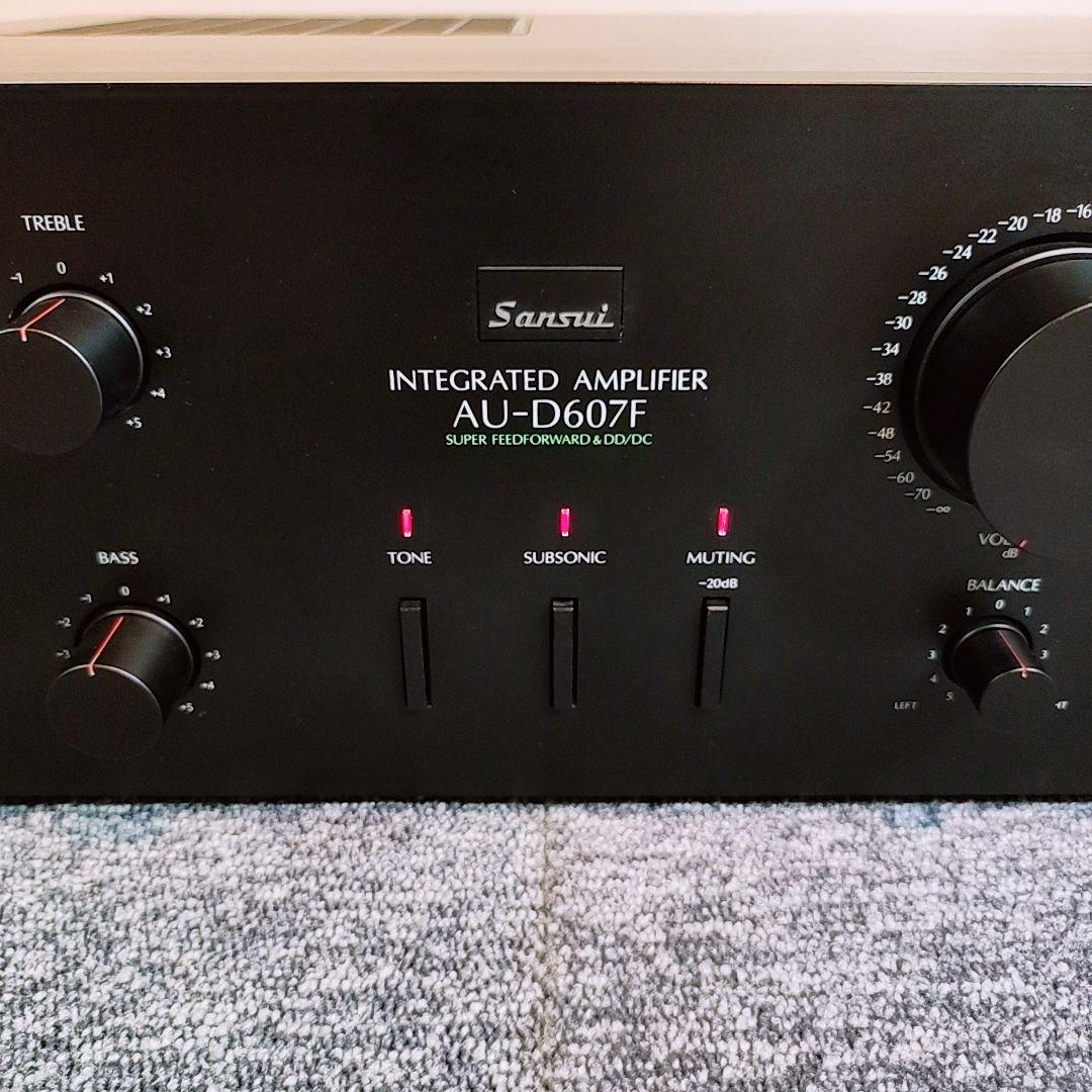 sansui　AU-D607F　名機　サンスイ　プリメインアンプ