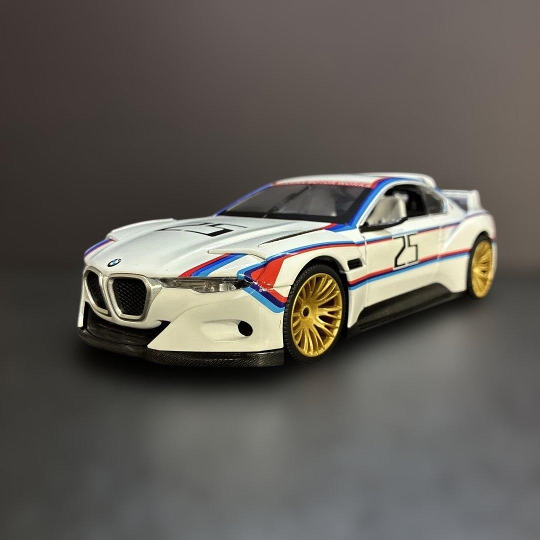 909※BMW CSL 3.0 1/24スケール ダイキャスト ミニカー