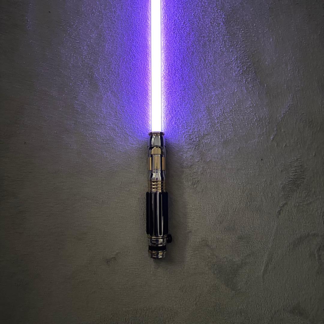 希少 マスターレプリカ FXライトセーバー 紫 メイスウィンドウ スターウォーズ