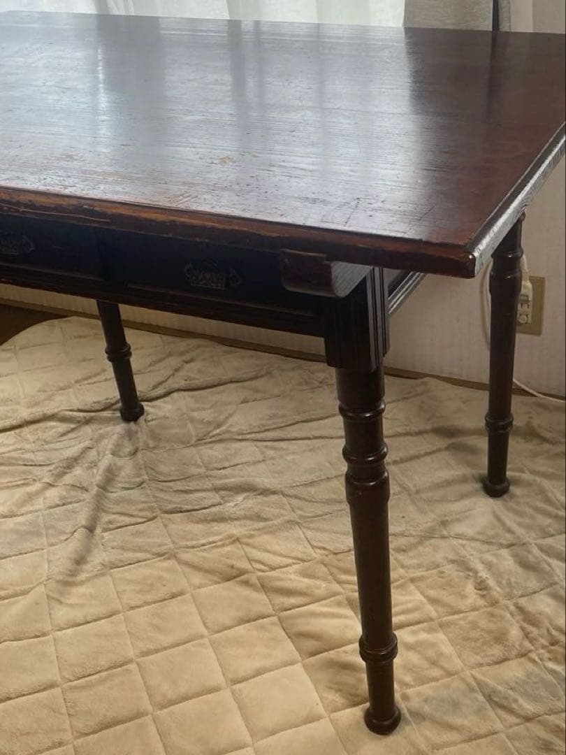 レトロ＊アンティーク＊ダイニングテーブル＊引き出し