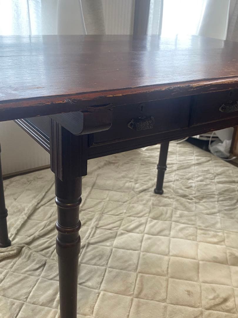 レトロ＊アンティーク＊ダイニングテーブル＊引き出し