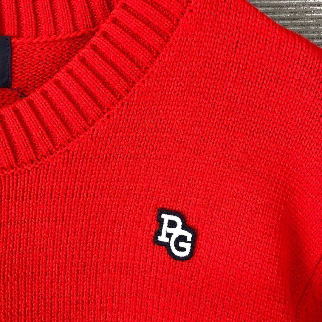 パーリーゲイツ 上田桃子さんコラボ トラッドラビット ニット 4 レッド