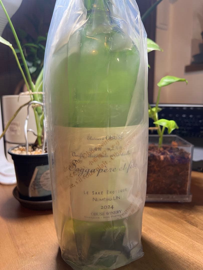 ソガペールエフィス　ヌメロアン　サケ　エロティック　小布施ワイナリー　マグナム