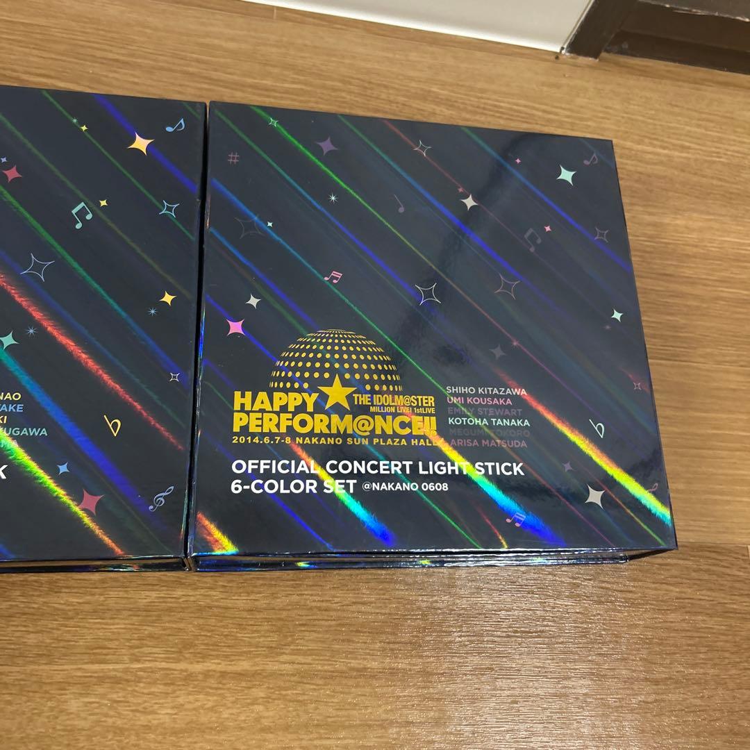 アイドルマスター 公式コンサートライト　ストラップ　セット　サイリウム　アイドル
