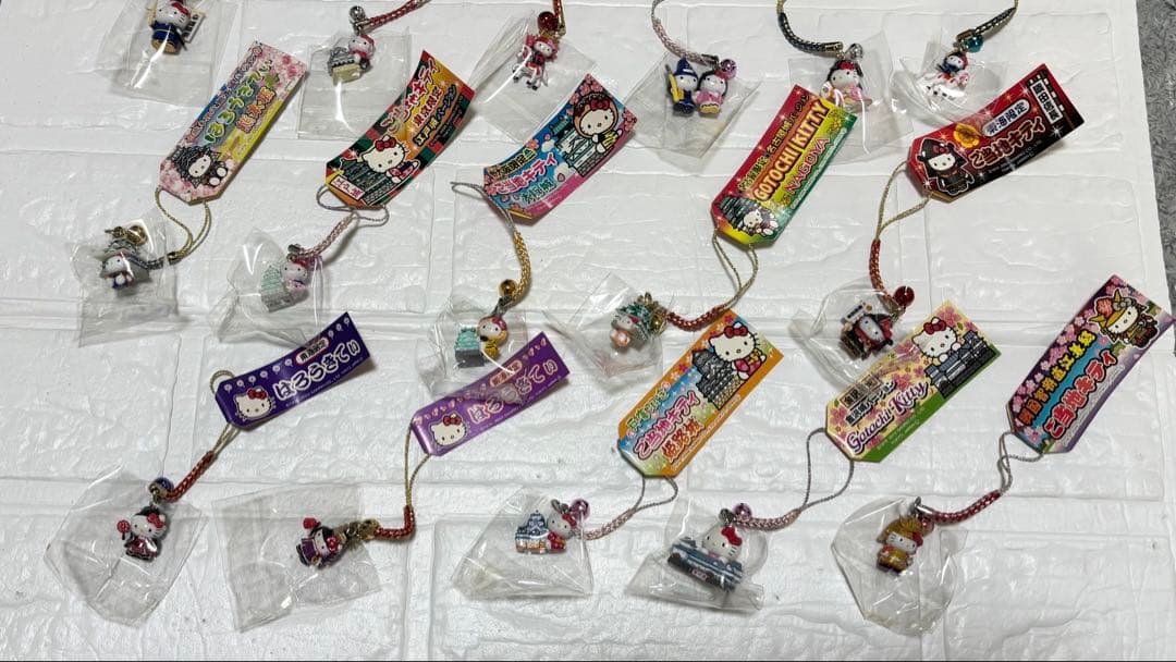 最終値下げ ご当地キティストラップ22個セット（バラ売り不可）城 歴史 日本