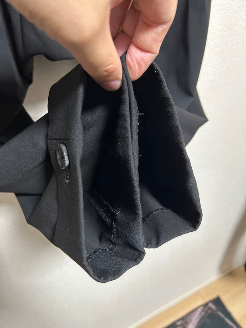 サルエルスラックス　s'yte サイズ3 ポリレーヨン　黒　ヨウジヤマモト