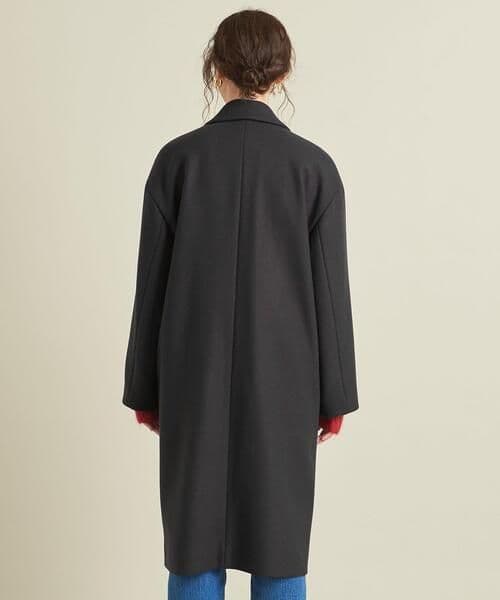 BY HAMILTON WOOL MIX ドロップショルダーテーラーコート