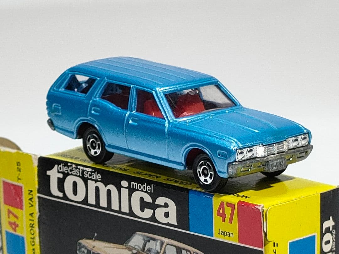 黒箱トミカ 47　日産グロリアバン　美品　日本製　デッドストック