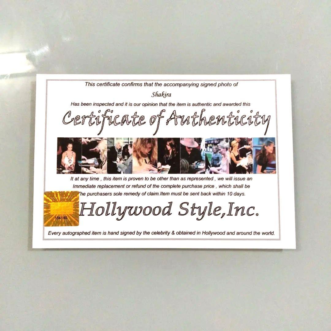 シャキーラ直筆サイン入り超大型写真…Shakira
