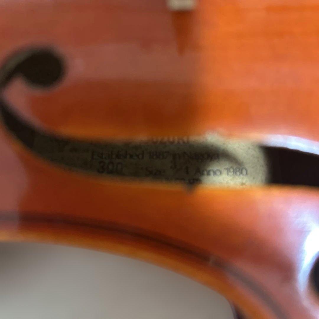 美品✨SUZUKI No.300 3/4 1980 K.SUGITO弓付