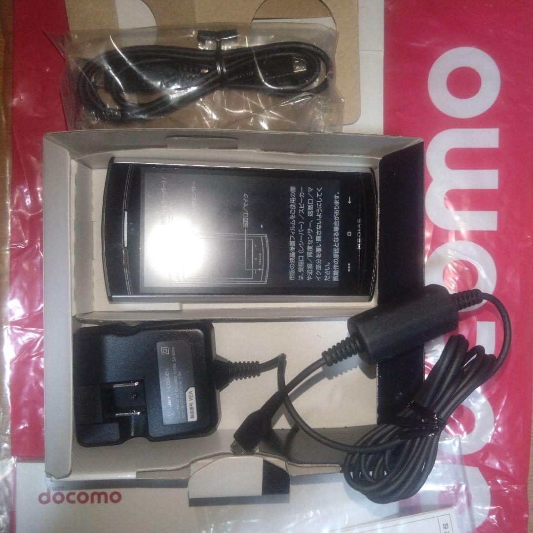 NEC N-02A ブラック 本体 ACアダプター付き