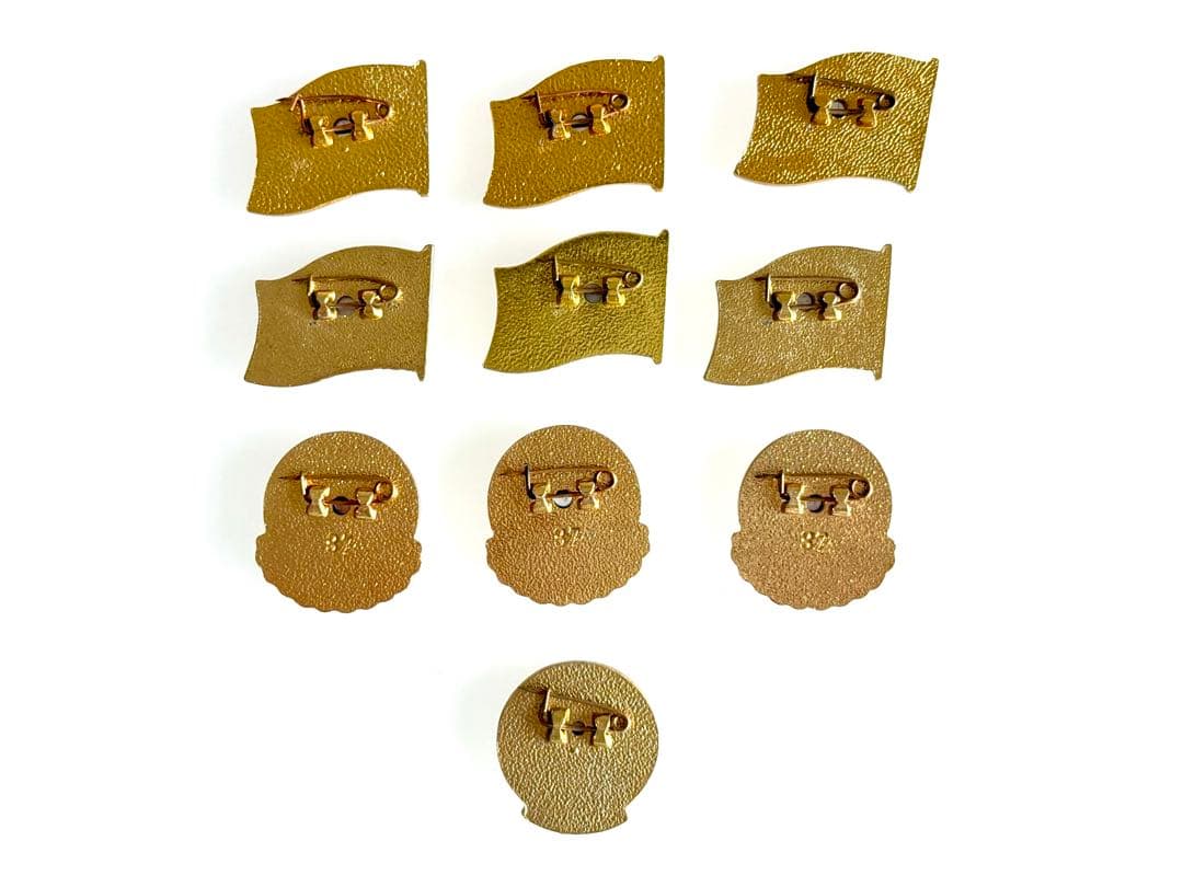 10個セット 北朝鮮 金日成 肖像徽章 キムイルソン バッジ