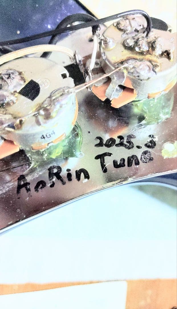 AoRin Tune ビンテージ配線材で音色調整　フォトジェニック