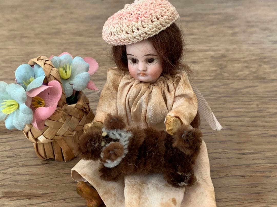 セット 希少 フレンチミニョネット フランスアンティーク ビスクドール