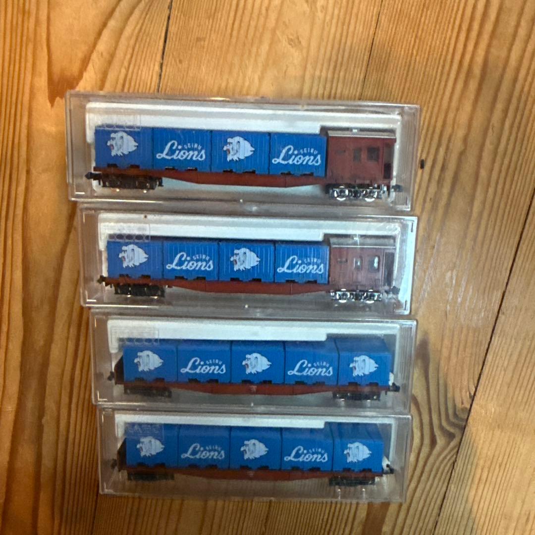 Nゲージ 西武ライオンズ コンテナ貨車 まとめ売り 複数両セット 鉄道模型