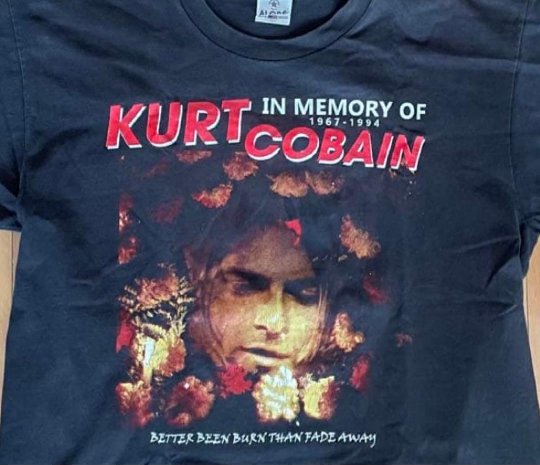 ＰＥＡＮＵＴＳ 90s カートコバーン 追悼 Tシャツ