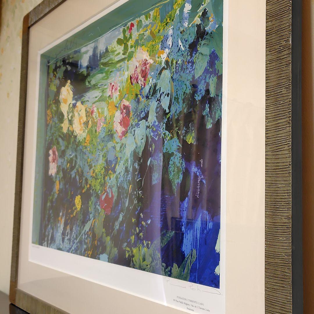 花の風景 版画トレンツリャド「パガデルの薔薇」