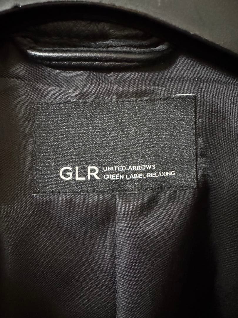 green label relaxing★シープスキンレザー シングルライダース