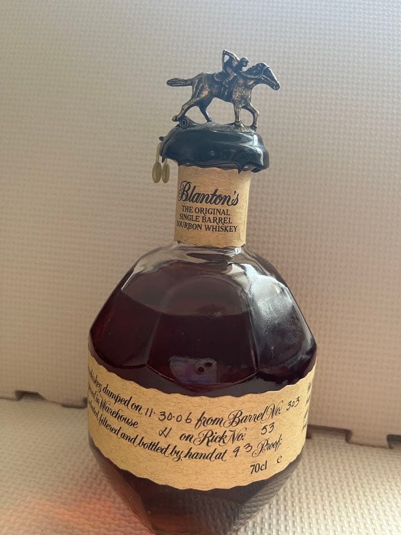 Blanton'sのシングルバレルバーボンウイスキー